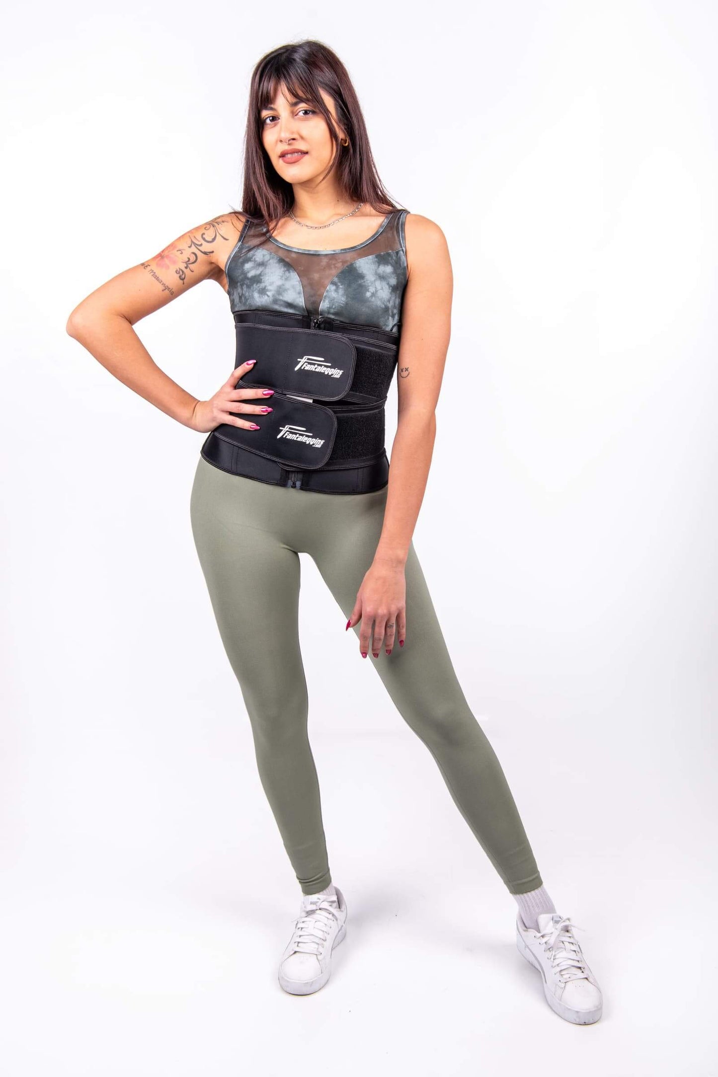 Corsetto Dorsolombare Doppio Velcro Nero - Massimo Supporto & Comfort