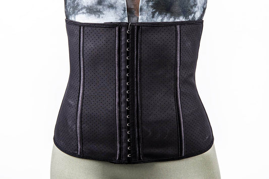 BACK LUMBAR CORSET MODELING PERFORATED BREATHABLE WITH 9 STICKS