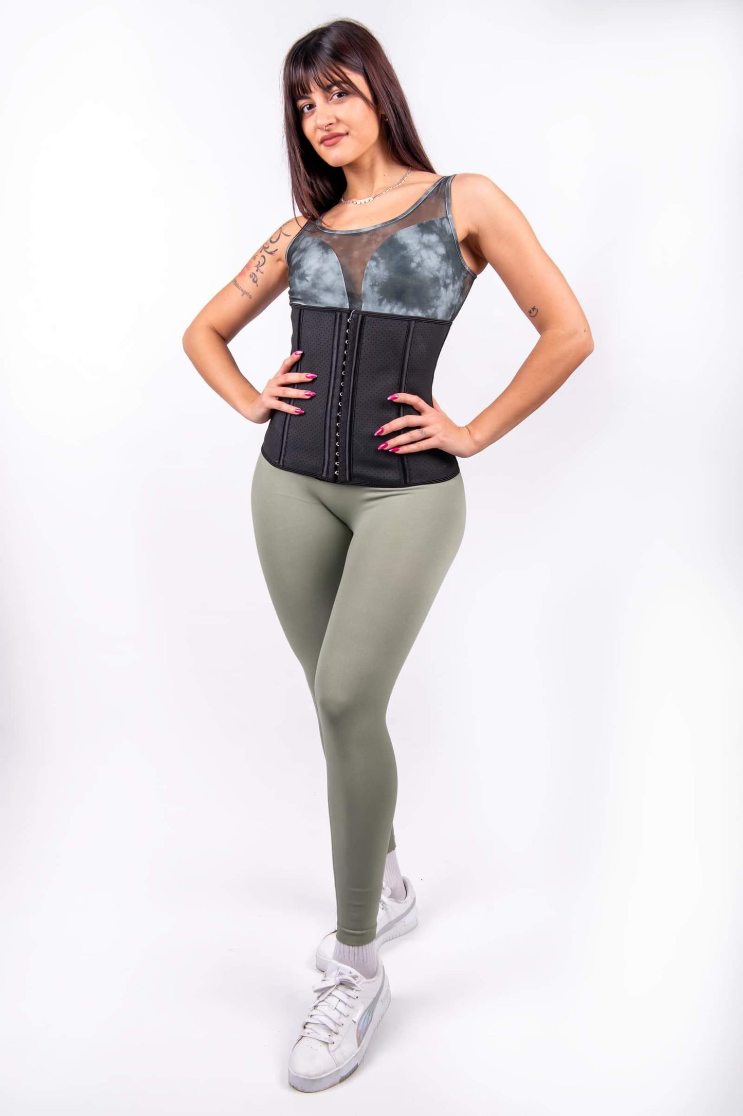 Corsetto Dorso Lombare Modellante Traspirante con 9 Stecche
