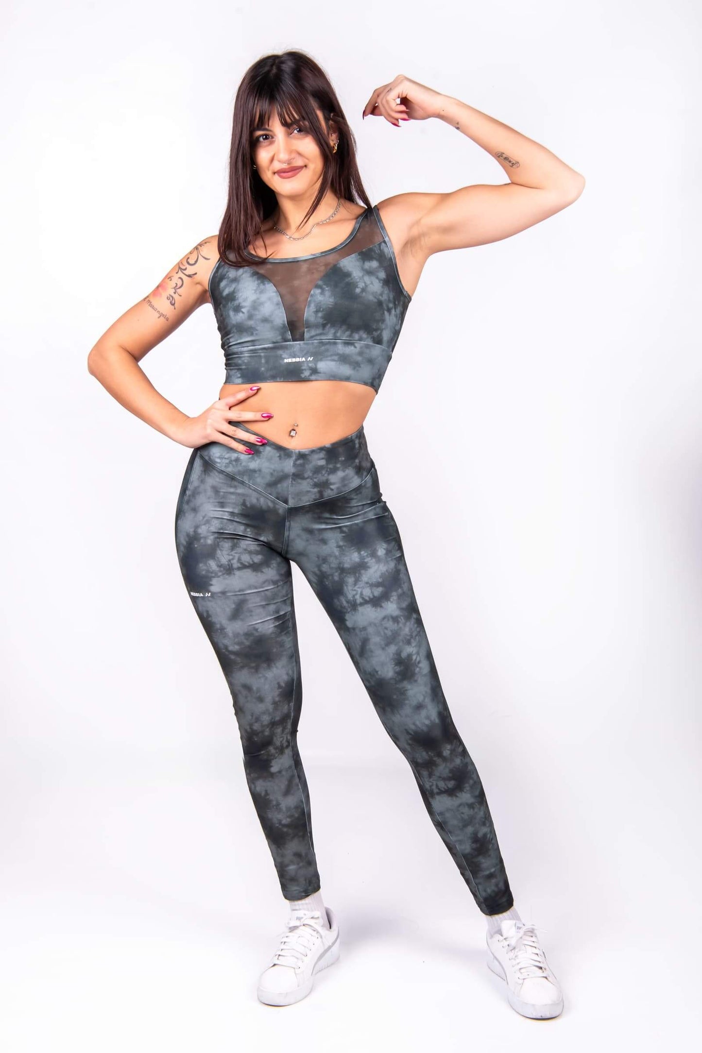 Leggings Traspiranti Breathe - Camo Verde