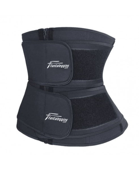 Corsetto Dorsolombare Doppio Velcro Nero - Massimo Supporto & Comfort