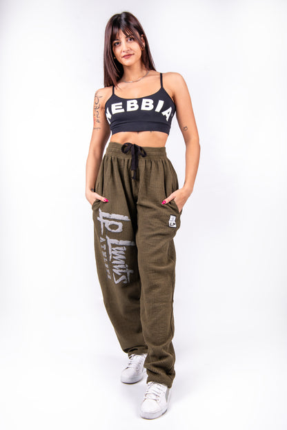 Pantaloni Unisex Bodybuilding Boston - Kaki Warrior